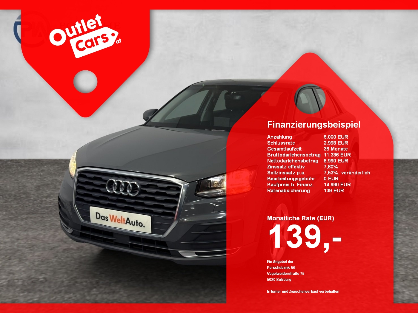 Bild eines Audi Q2 1.0 30 TFSI