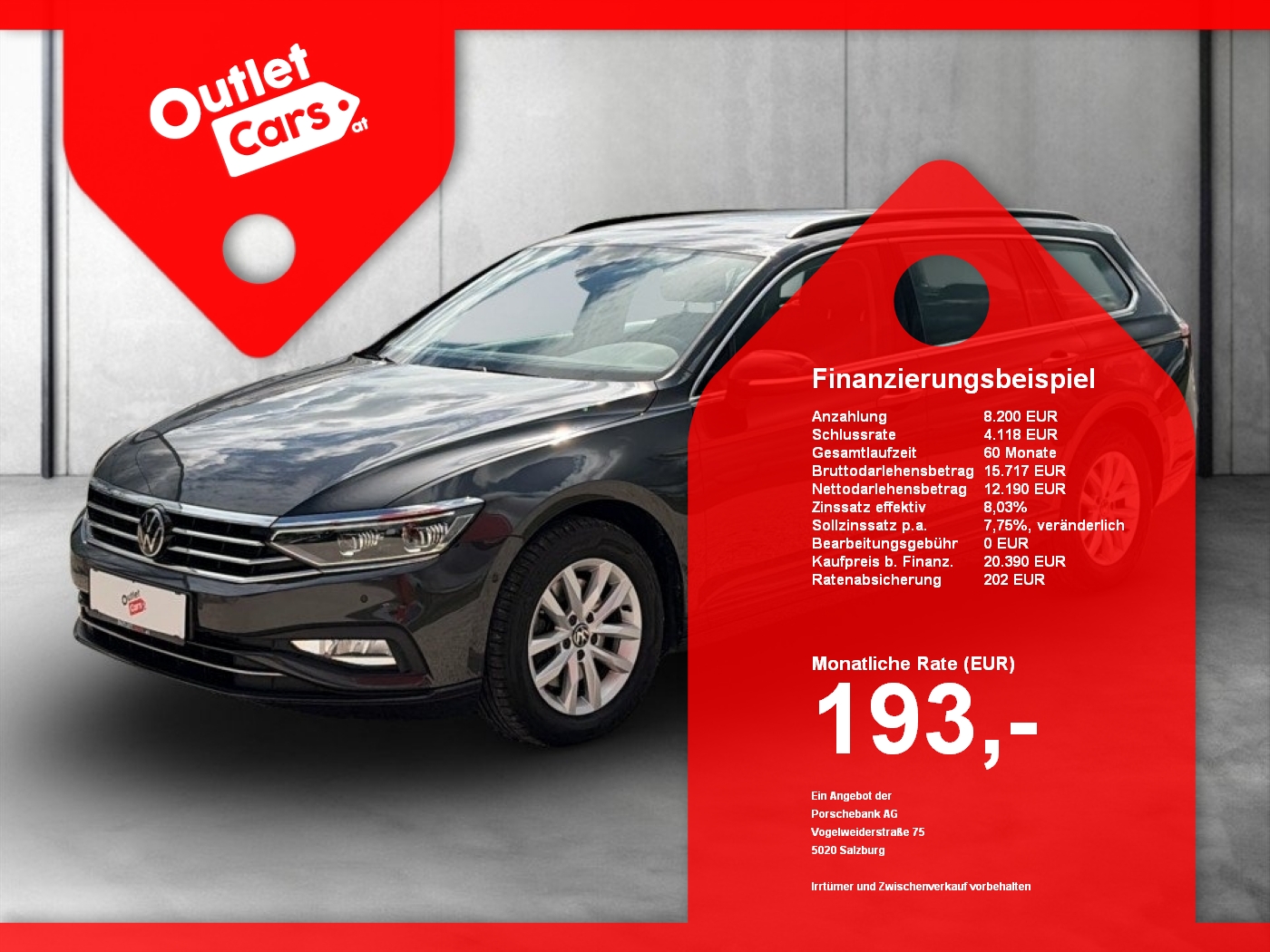 Bild eines VW Passat Variant 2.0 TDI BMT Business