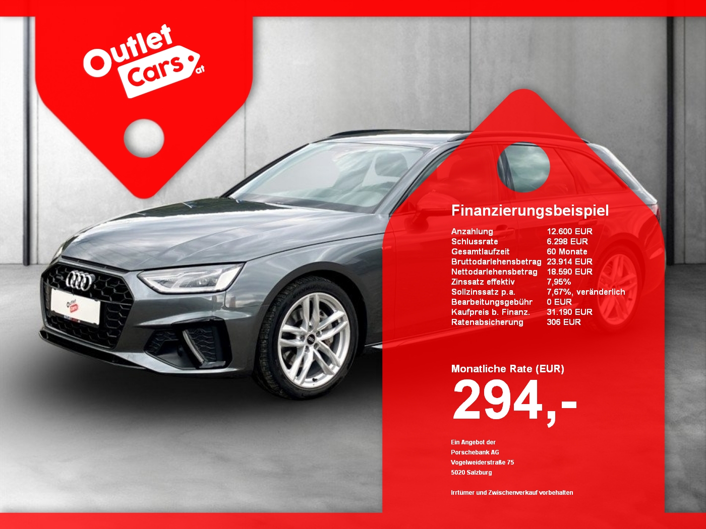 Bild eines Audi A4 Avant 40 2.0 TDI quattro S-Line