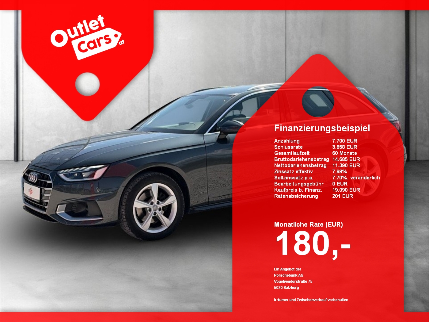Bild eines Audi A4 Avant 30 2.0 TDI advanced