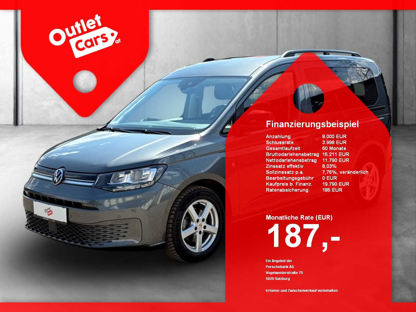 Bild eines VW Caddy 2.0TDI Life