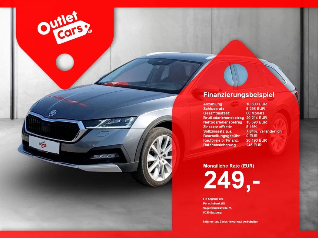 Bild eines Skoda Octavia Combi SCOUT 2.0 TDI 4x4