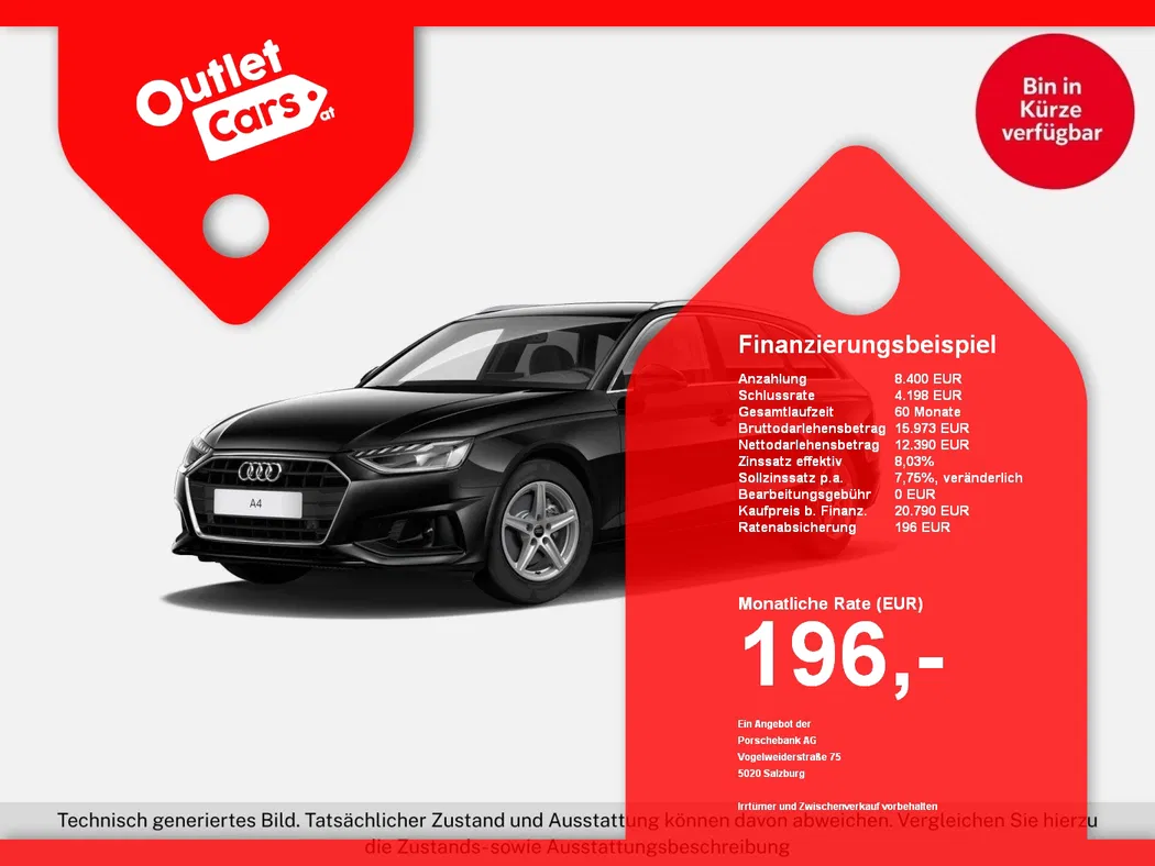 Bild eines Audi A4 Avant 30 2.0 TDI
