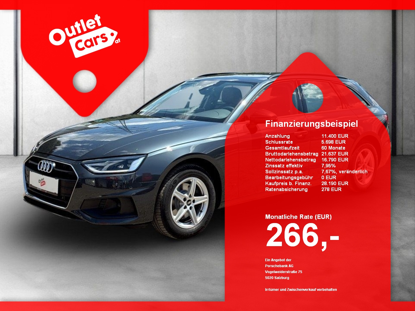 Bild eines Audi A4 Avant 30 TDI