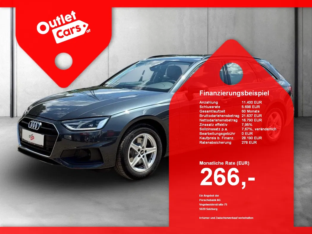 Bild eines Audi A4 Avant 30 TDI