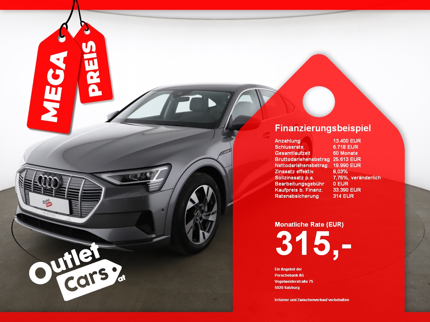 Bild eines Audi e-tron SB 55 quattro