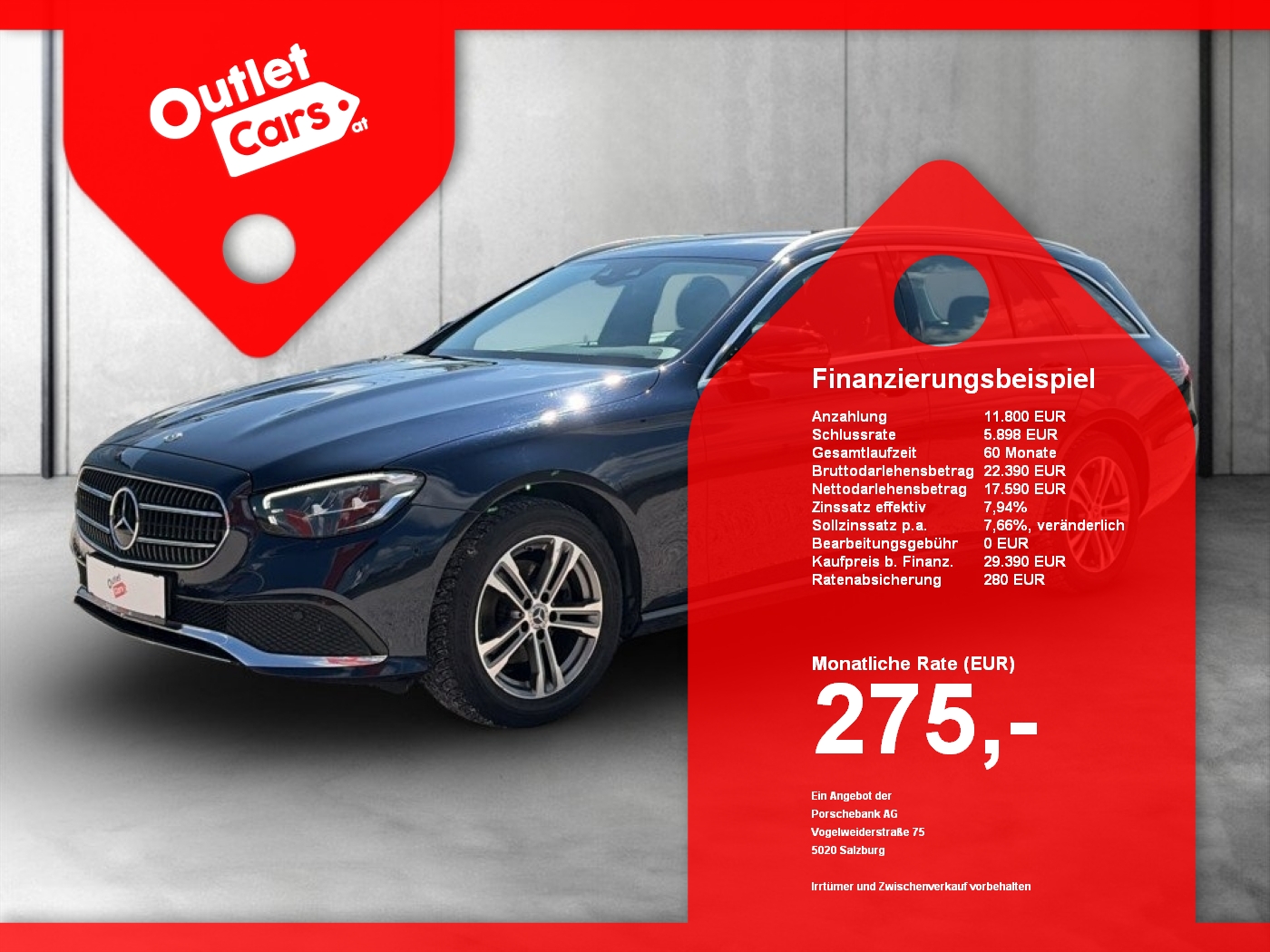 Bild eines Mercedes-Benz E 220 d T Aut.