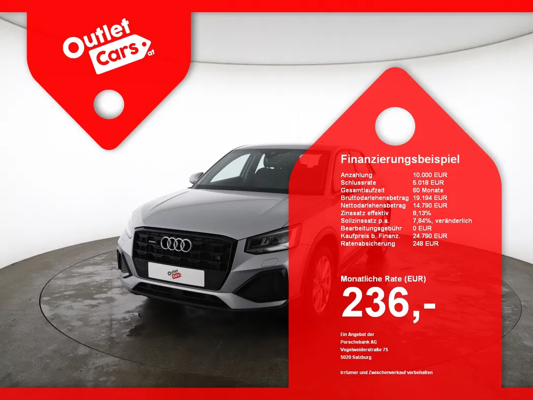 Bild eines Audi Q2 quattro 35 2.0 TDI admired