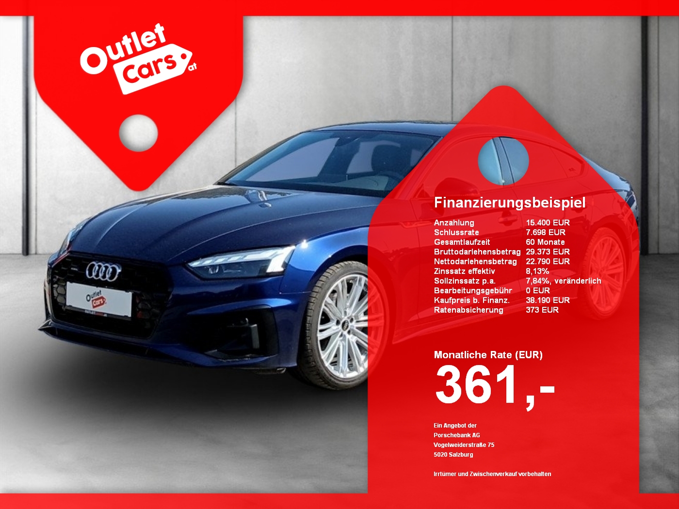 Bild eines Audi A5 SB 40 TDI Aut. quattro