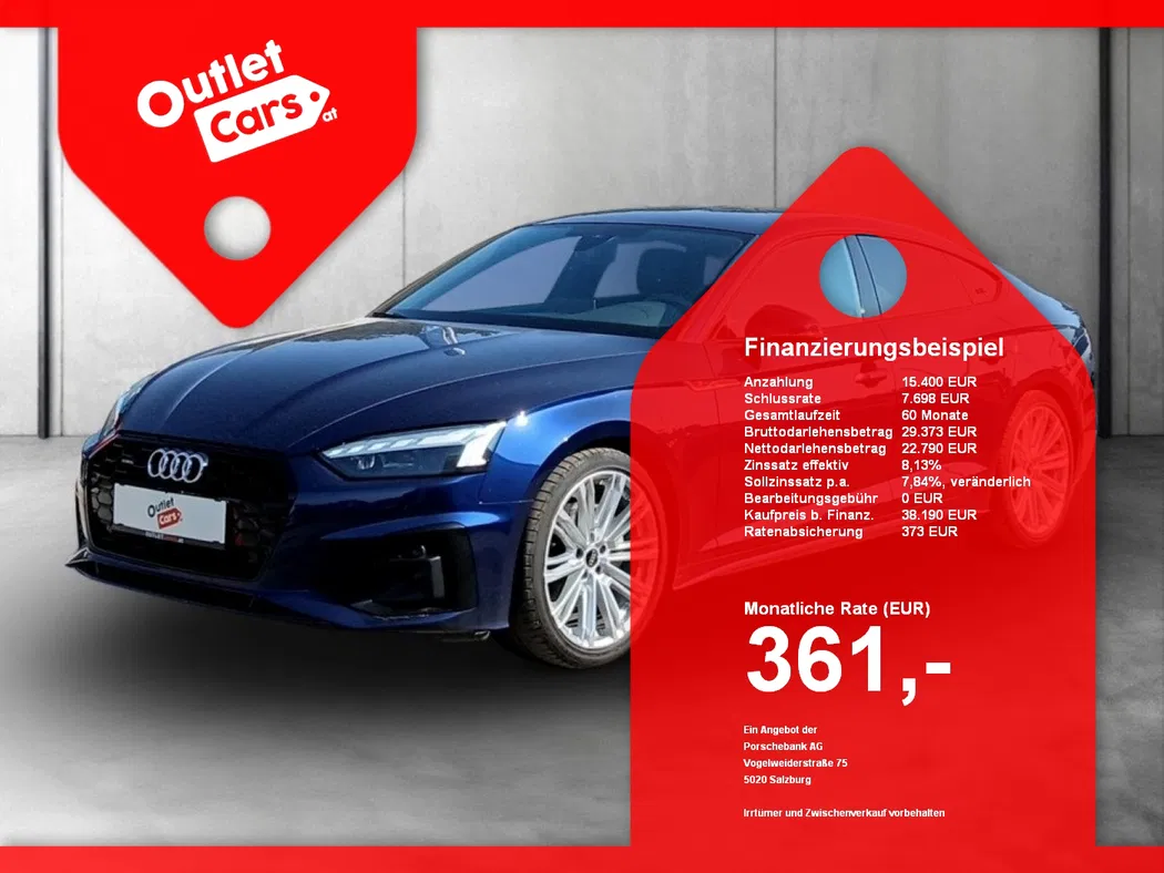 Bild eines Audi A5 SB 40 TDI Aut. quattro