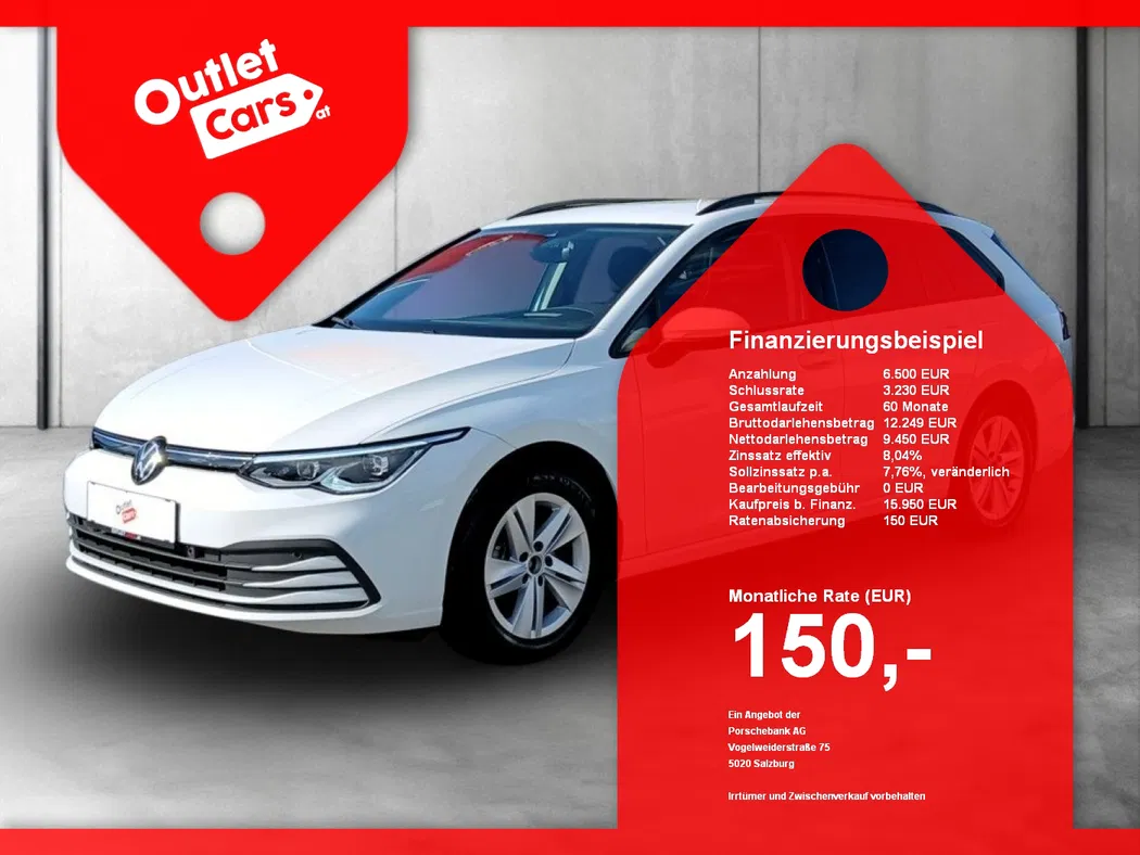 Bild eines VW Golf VIII Variant 2.0 TDI Life
