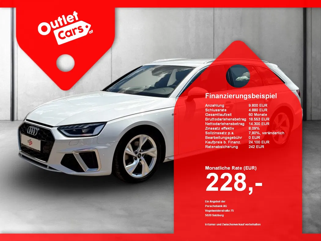 Bild eines Audi A4 Avant 35 2.0 TFSI S-Line