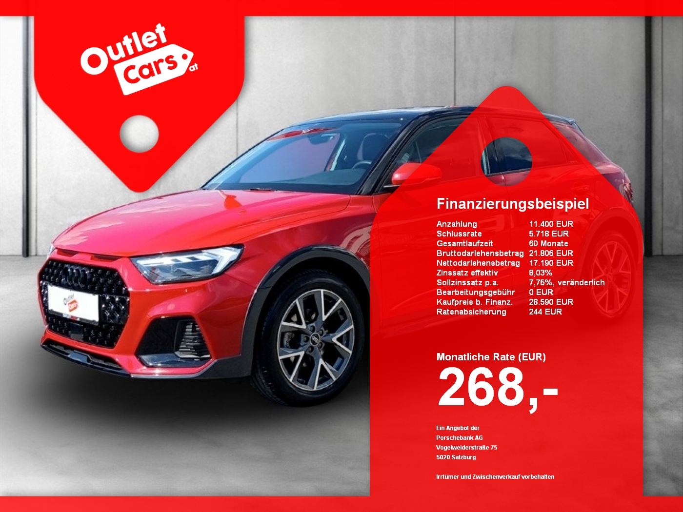 Bild eines Audi A1 allstreet 30 1.0 TFSI basis