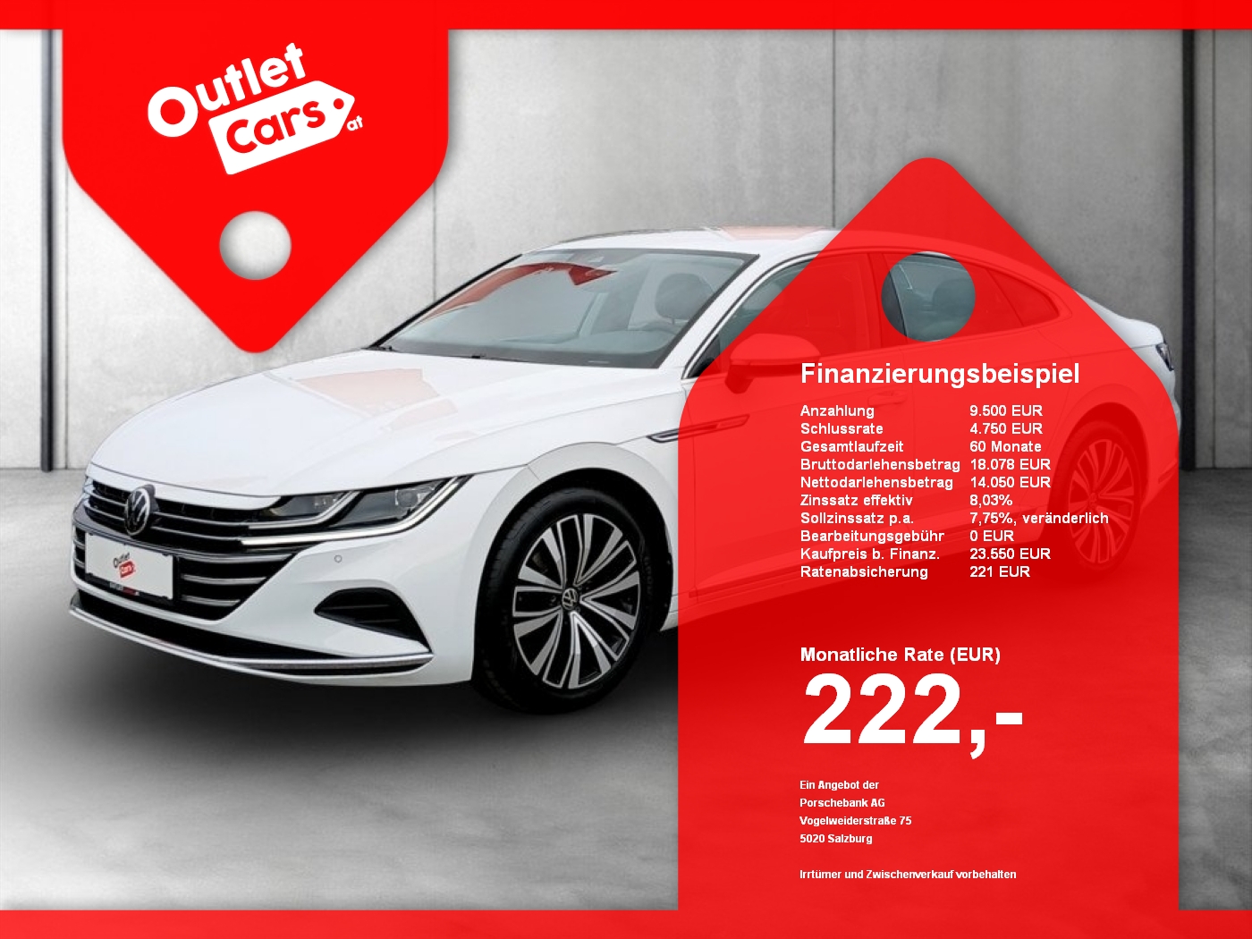 Bild eines VW Arteon 2.0 TDI Elegance
