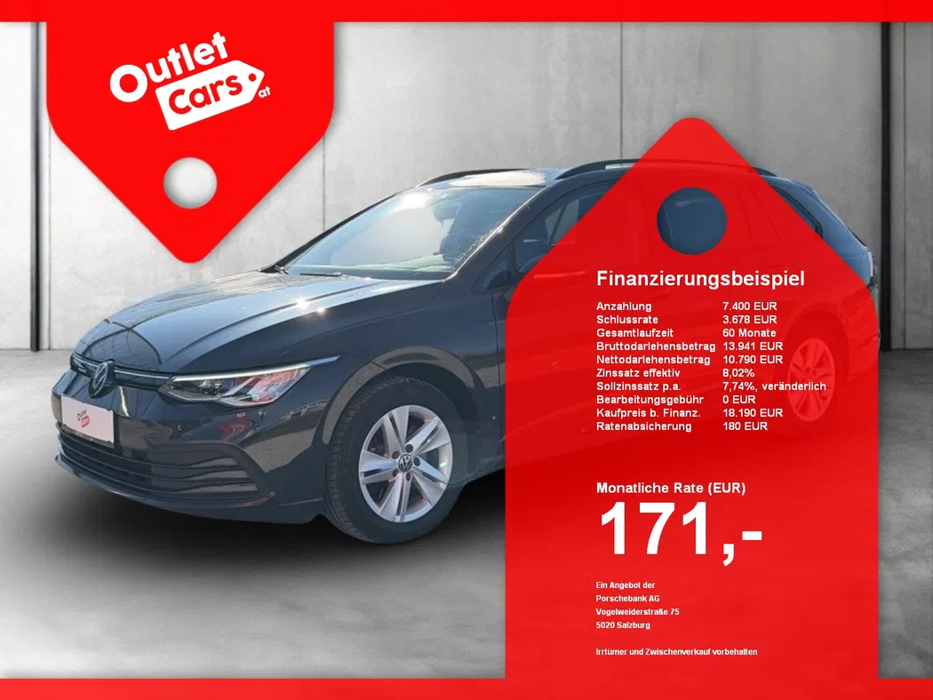 Bild eines VW Golf VIII Variant 2.0 TDI Life