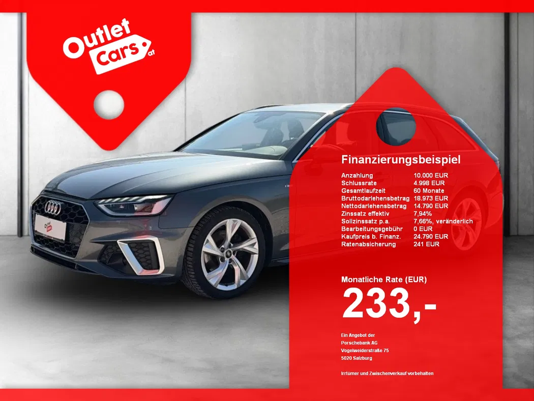 Bild eines Audi A4 Avant 30 2.0 TDI S-Line