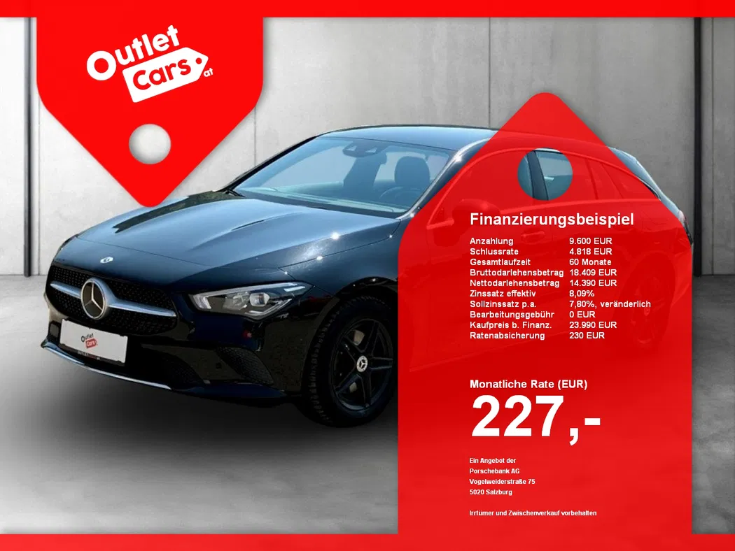 Bild eines Mercedes-Benz CLA 200 d Shooting Brake Progressive