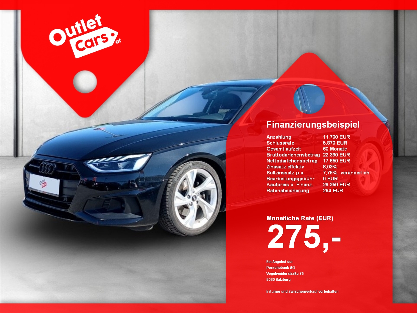 Bild eines Audi A4 Avant 35 2.0 TDI