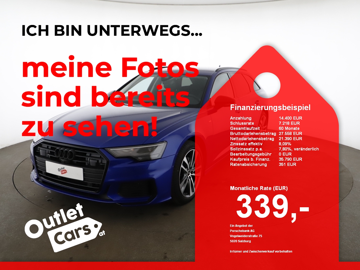 Bild eines Audi A6 Avant 35 TDI Aut. sport