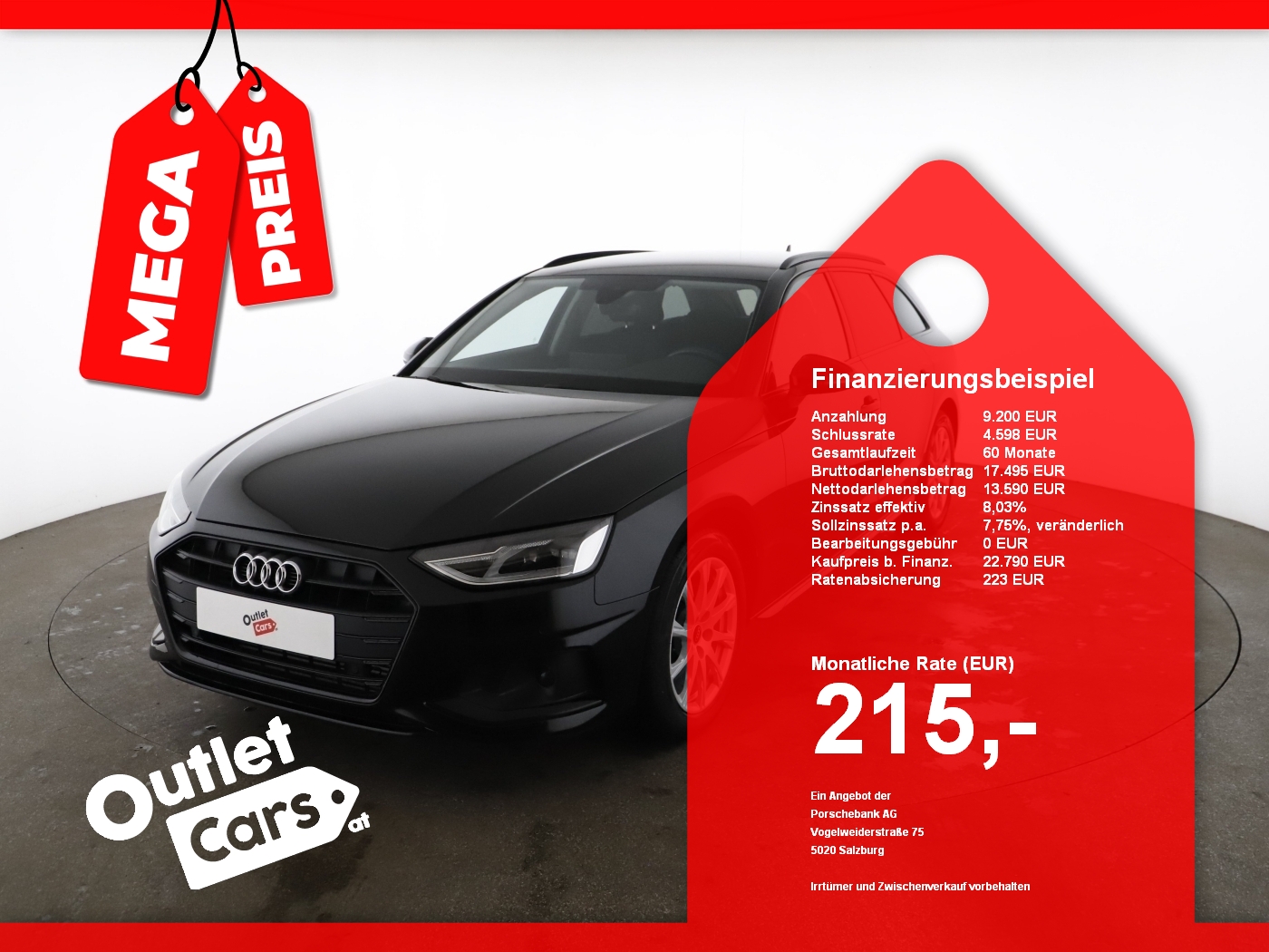 Bild eines Audi A4 Avant 35 2.0 TFSI advanced
