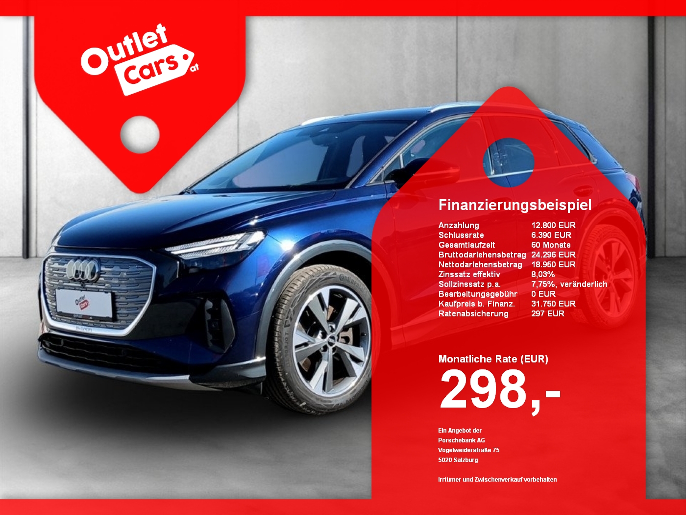 Bild eines Audi Q4 e-tron 50 quattro