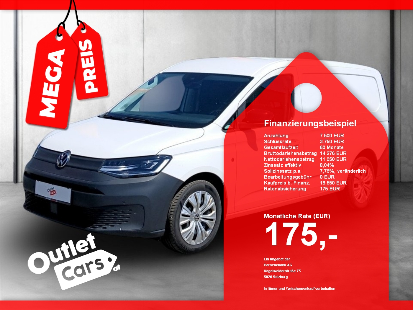 Bild eines VW Caddy 2.0 TDI 4Motion Cargo Basis Maxi