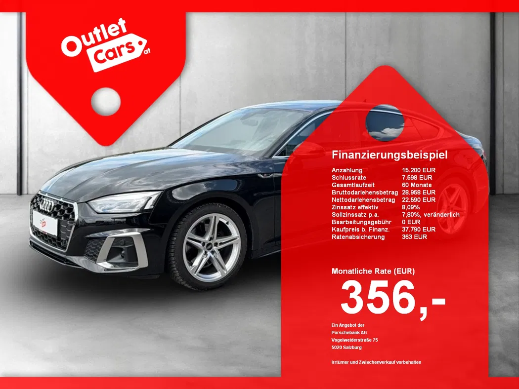 Bild eines Audi A5 Sportback 30 TDI S line