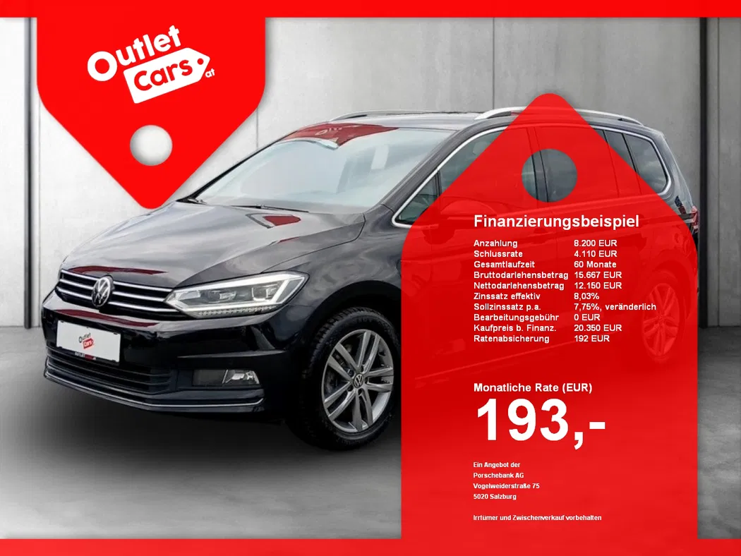 Bild eines VW Touran 2.0 TDI BMT Highline
