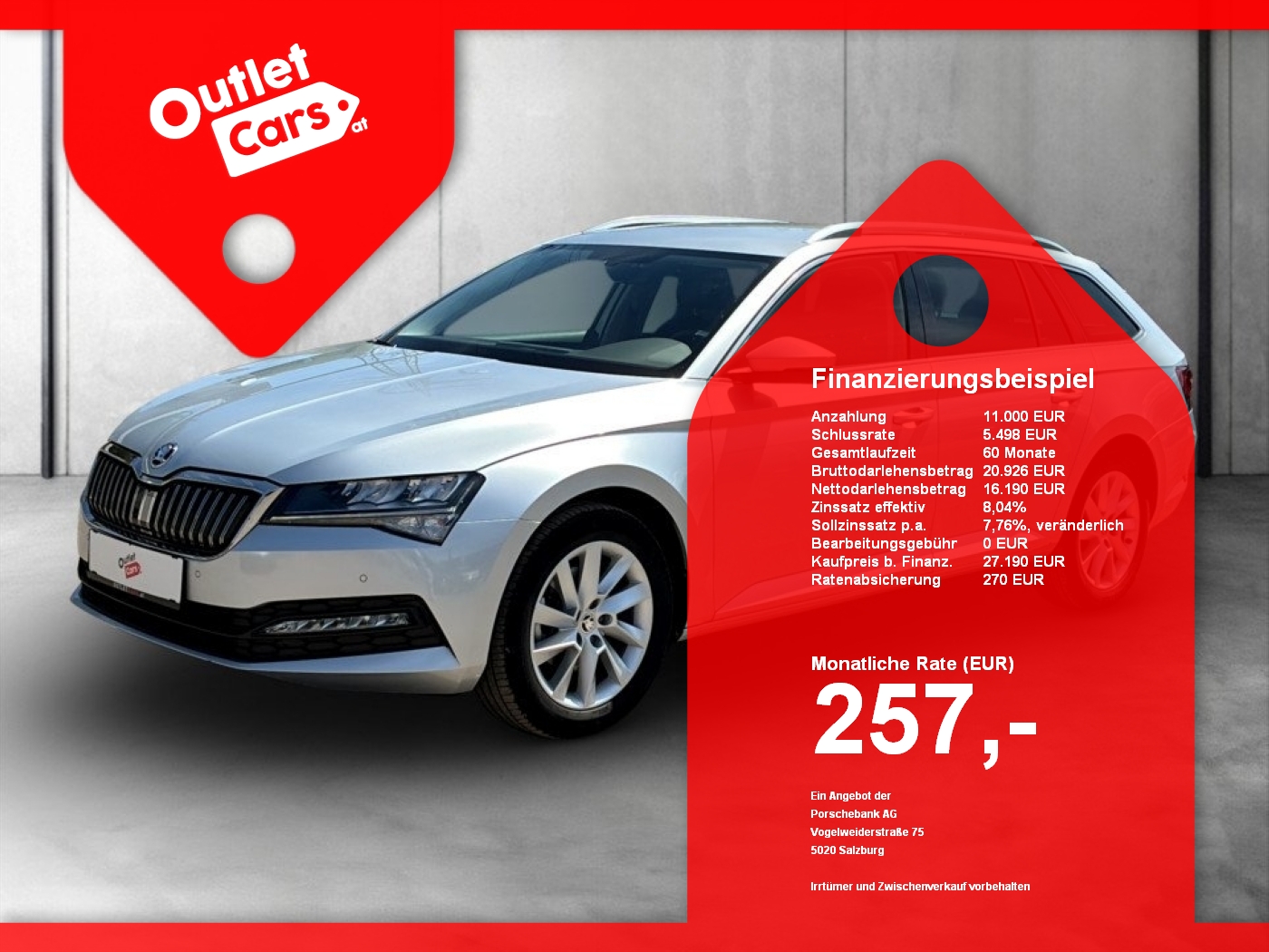 Bild eines Skoda Superb Combi 2.0 TDI Ambition