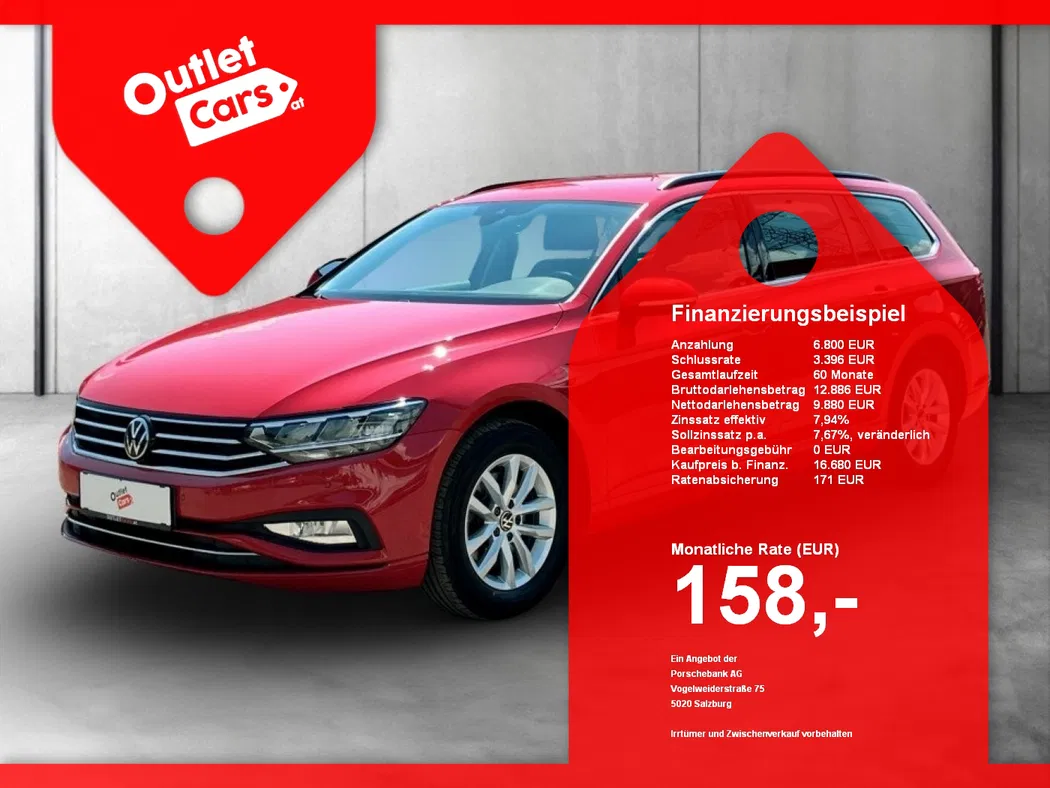Bild eines VW Passat Variant 2.0 TDI BMT Business