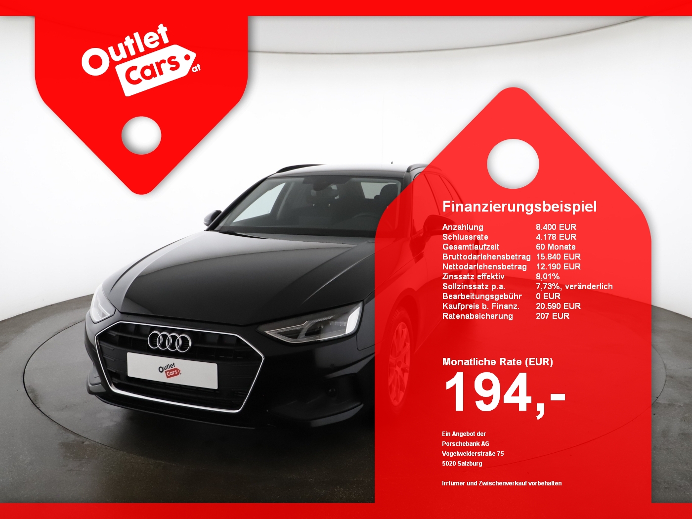 Bild eines Audi A4 Avant 35 2.0 TFSI