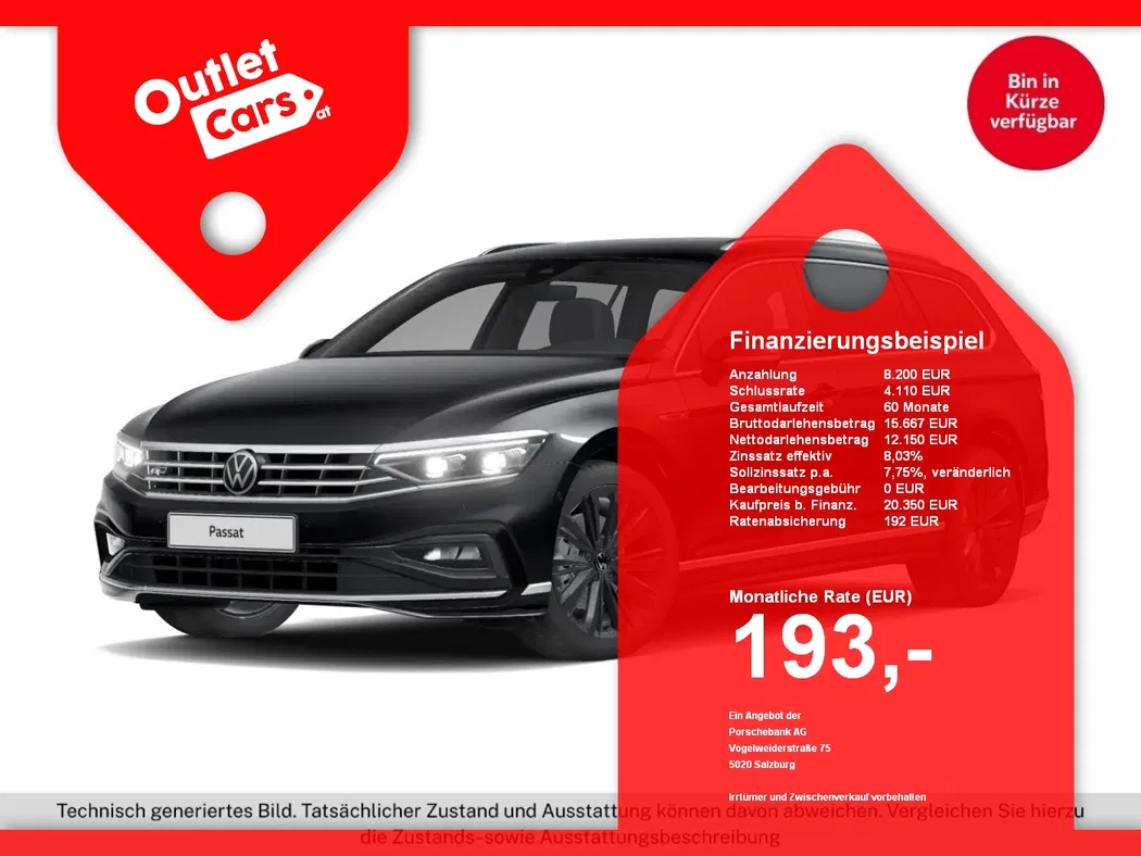 Bild eines VW Passat Variant 2.0 TDI DSG Elegance