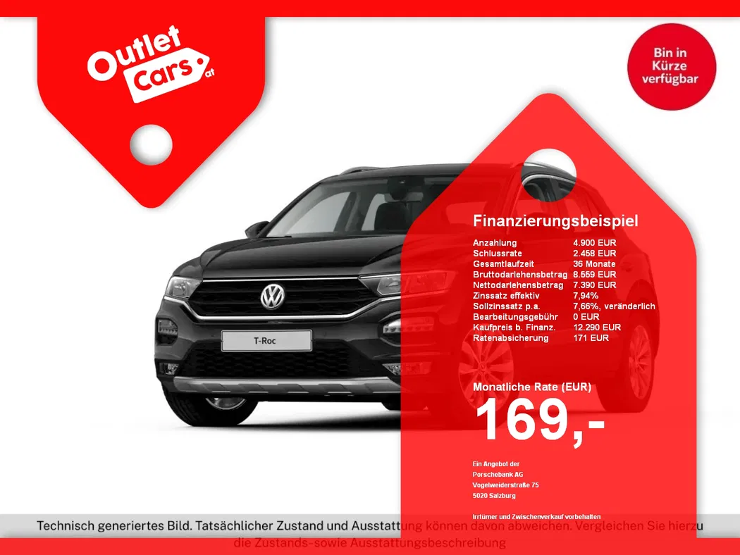Bild eines VW T-Roc 1.0 TSI Design