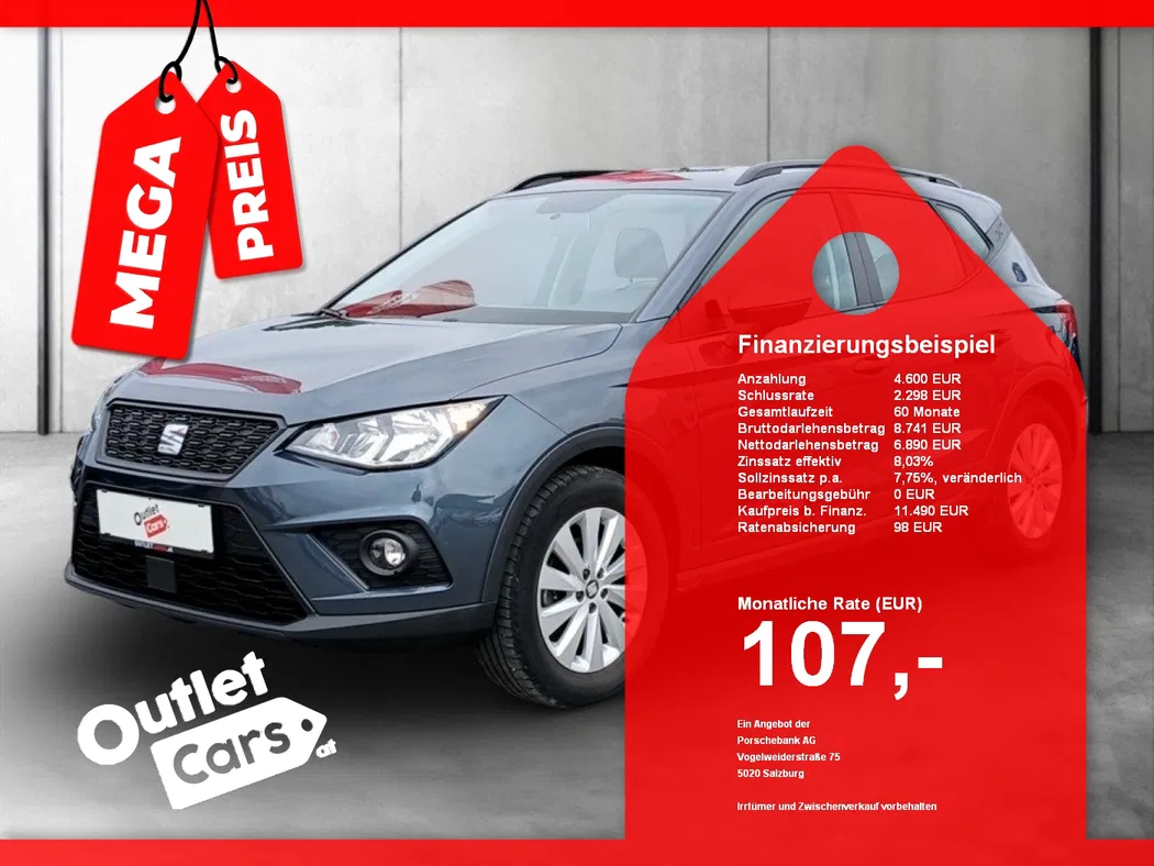 Bild eines Seat Arona 1.0 TSI Reference