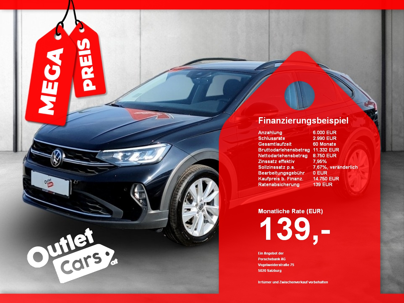 Bild eines VW Taigo 1.0 TSI DSG Life