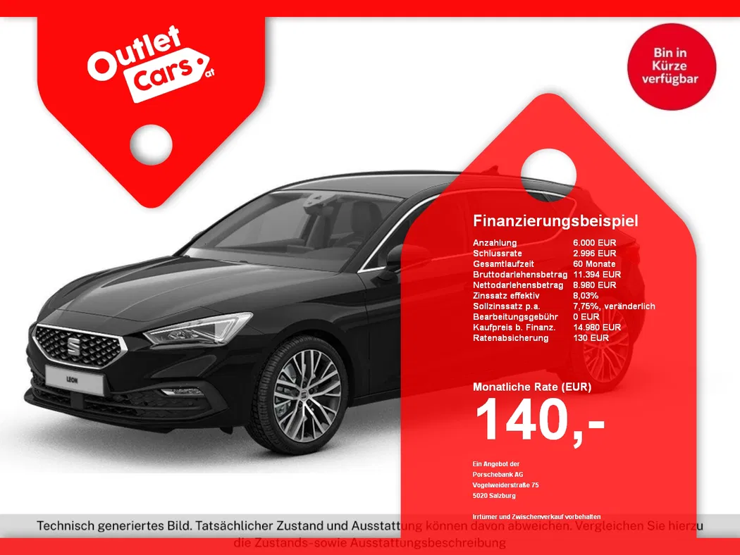 Bild eines Seat Leon 1.5 TSI Xcellence