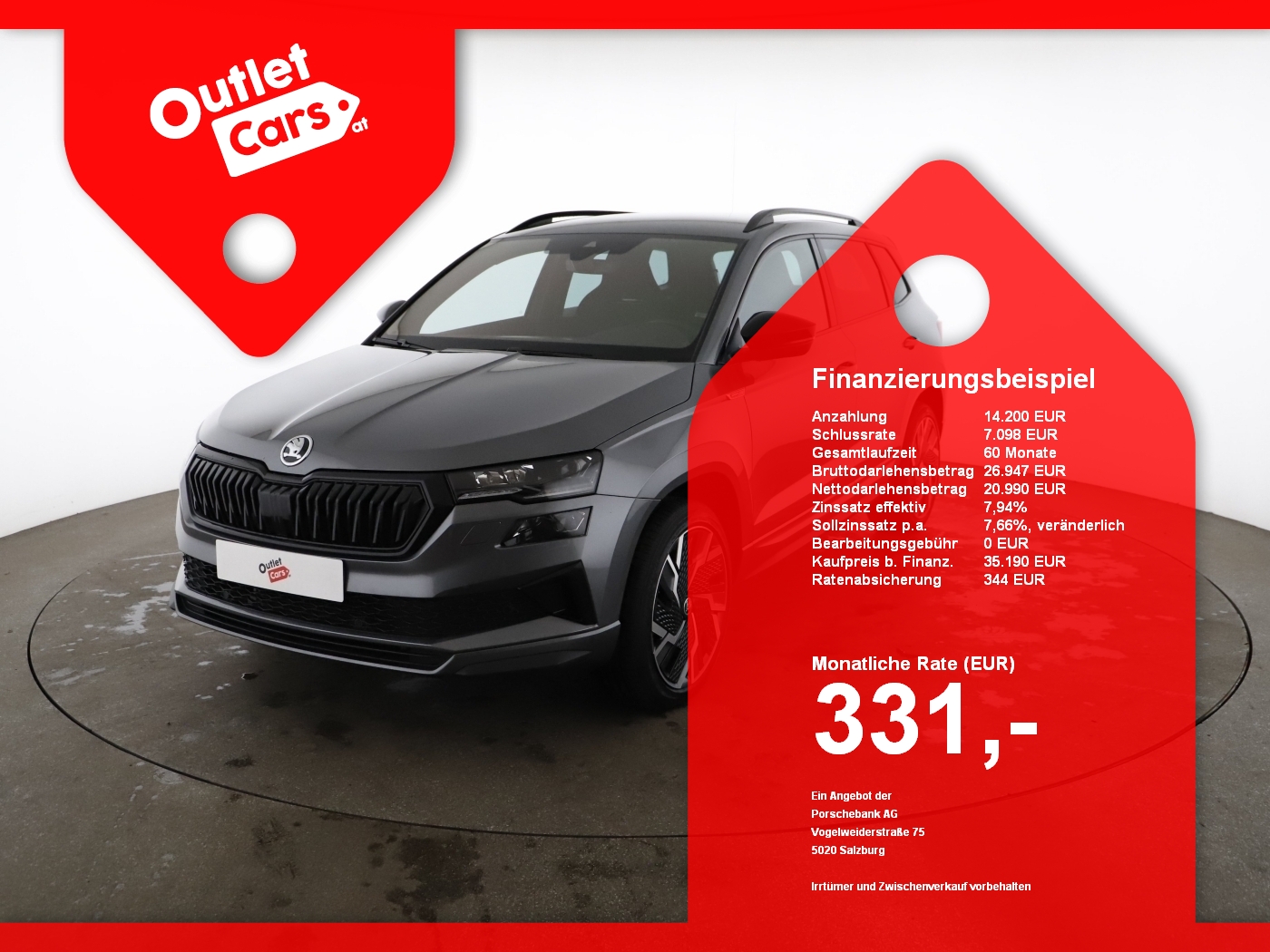 Bild eines Skoda Karoq 2.0 TDI 4x4 Sportline
