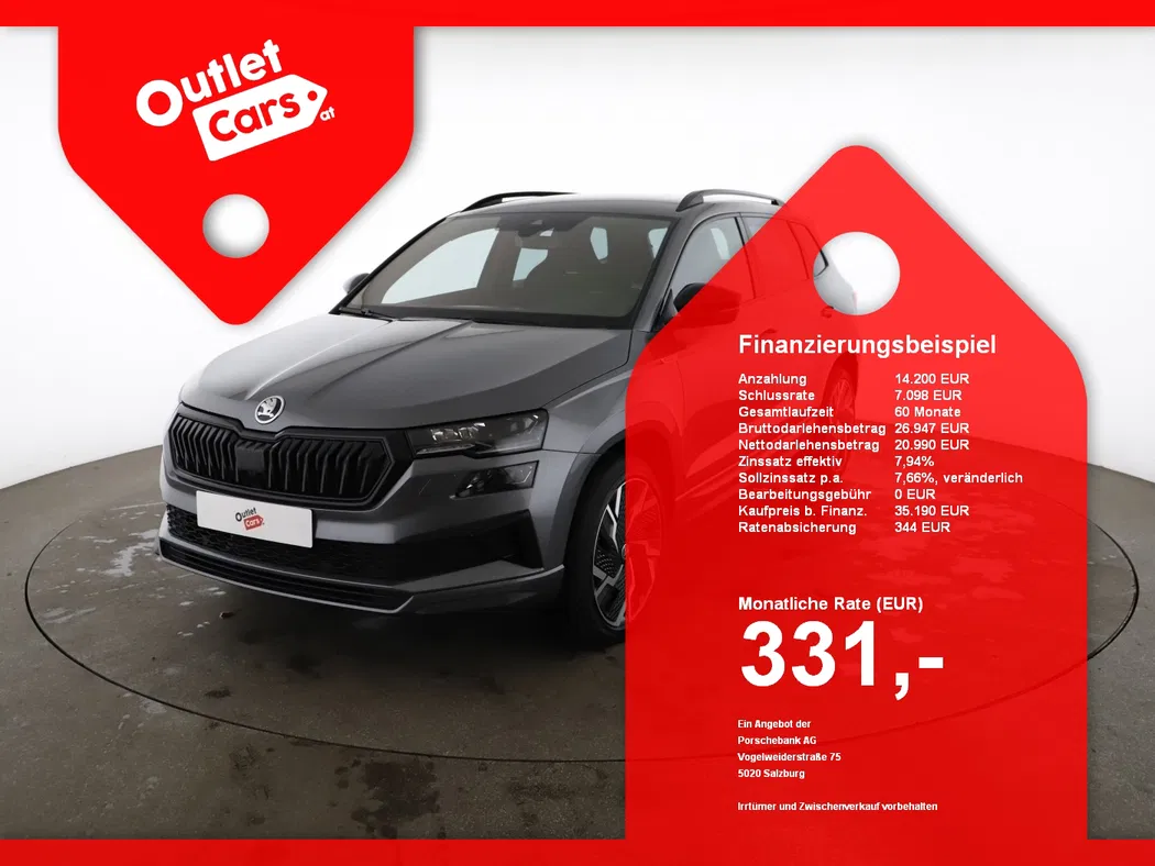 Bild eines Skoda Karoq 2.0 TDI 4x4 Sportline