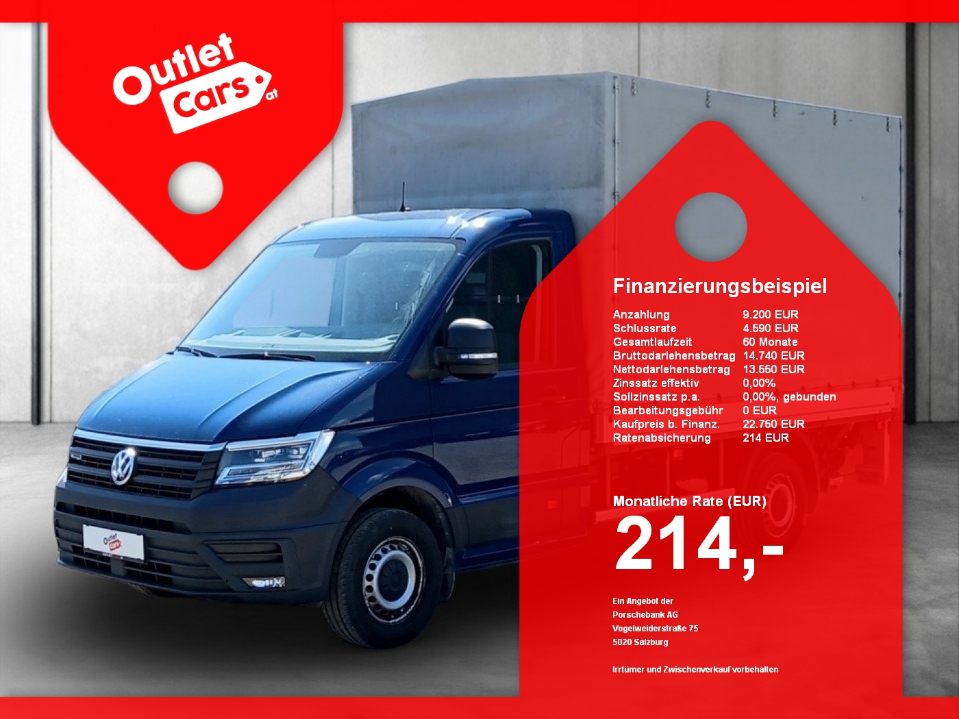 Bild eines VW Crafter 2.0 TDI 4Motion Pritsche