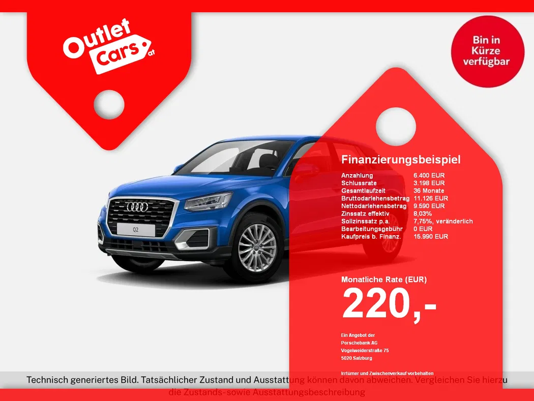 Bild eines Audi Q2 TFSI AUT design