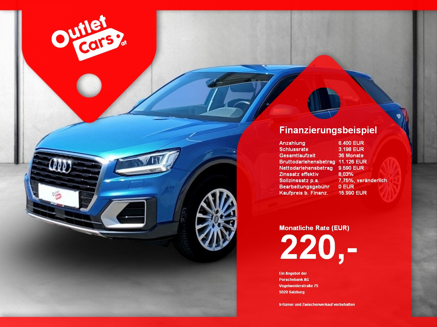 Bild eines Audi Q2 TFSI AUT design