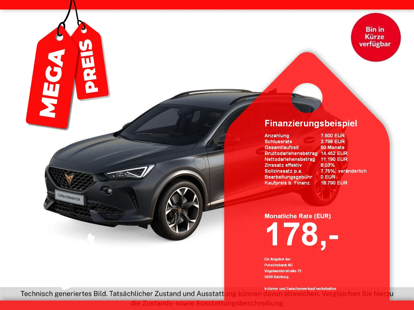 Cupra Formentor 1.4 VE VZ | Bild 1 von 6