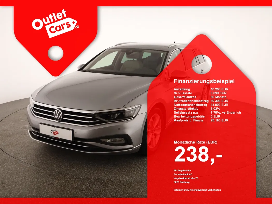 Bild eines VW Passat Variant 2.0 TDI BMT Elegance