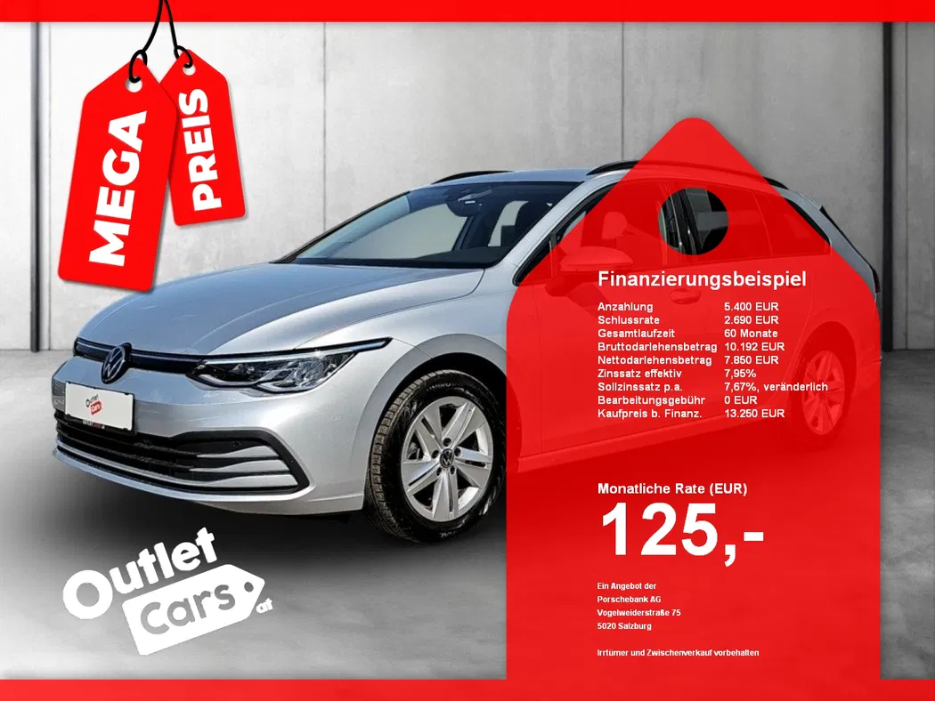 Bild eines VW Golf VIII Var. 2.0 TDI DSG Life