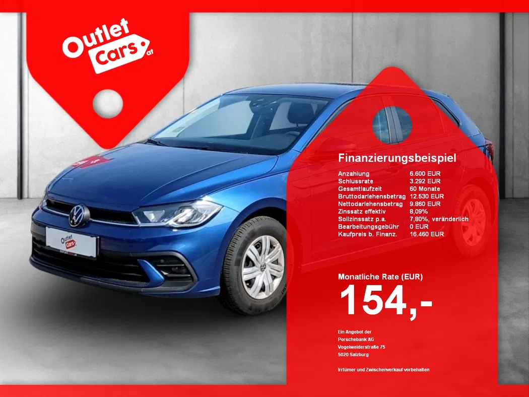 Bild eines VW Polo VI 1.0 4Me