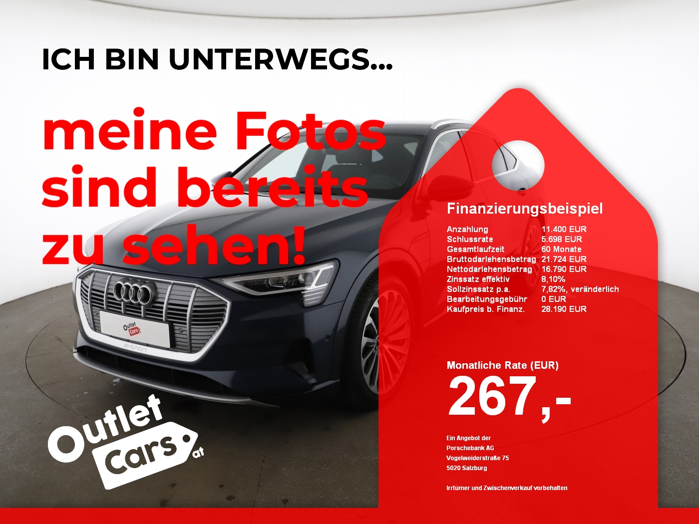 Bild eines Audi e-tron Sportback 55 quattro advanced