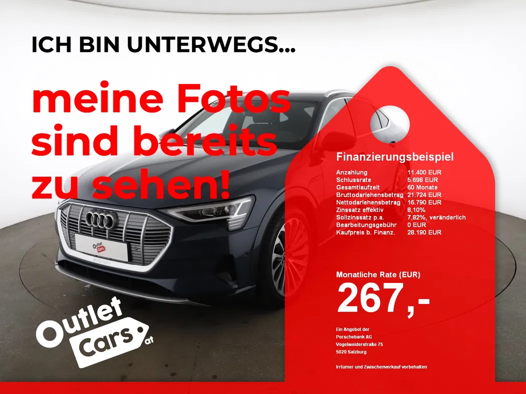 Bild eines Audi e-tron Sportback 55 quattro advanced