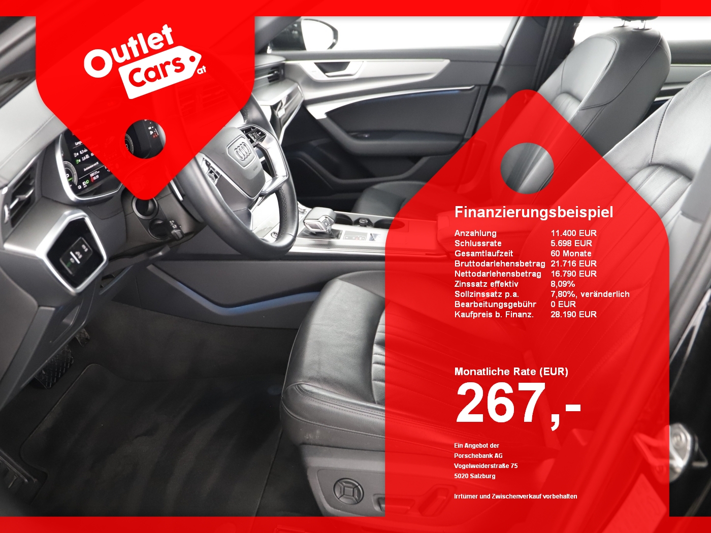 Bild eines Audi A6 50 2.0 TFSI e quattro design