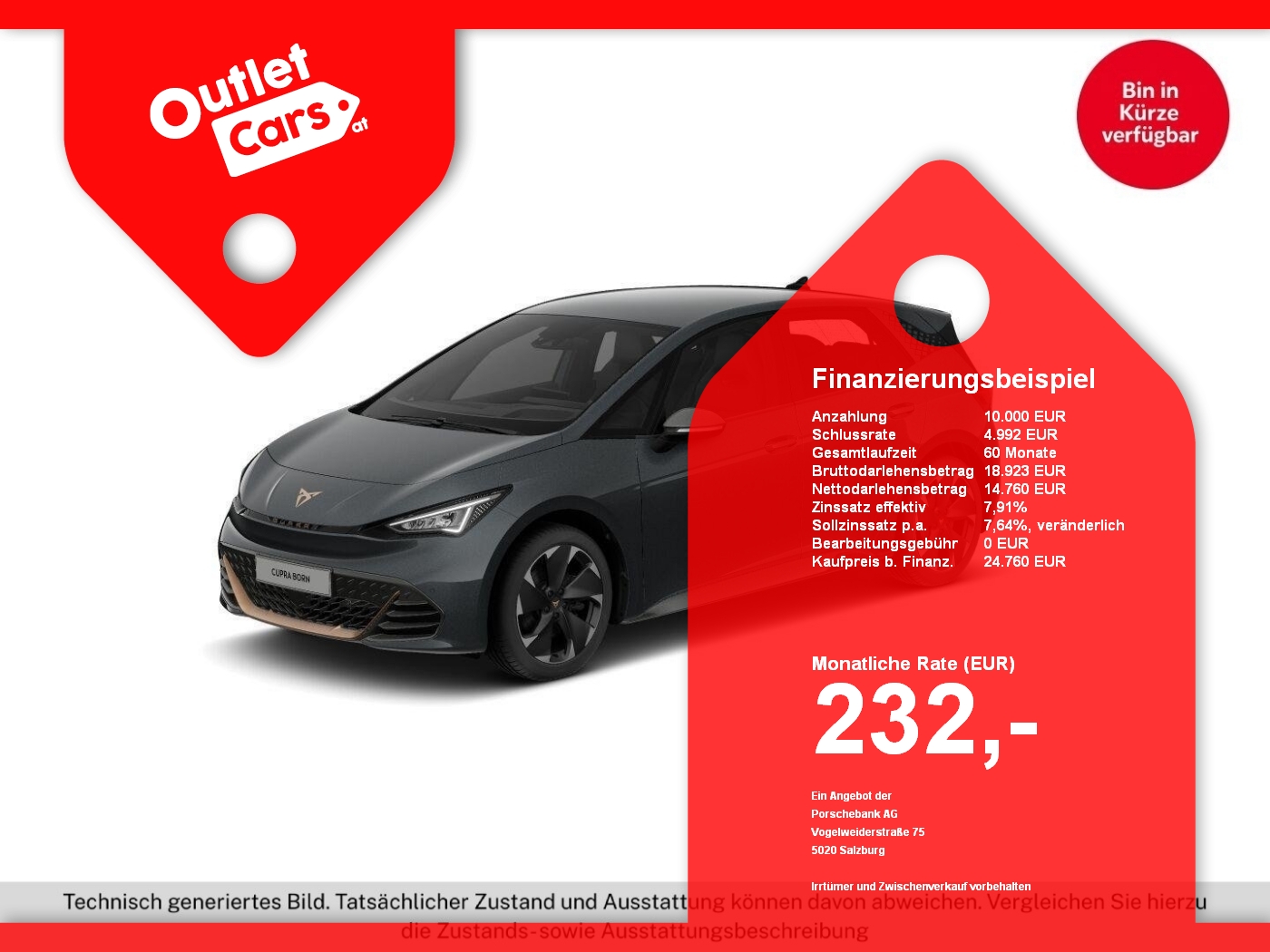Bild eines Cupra Born 170 W