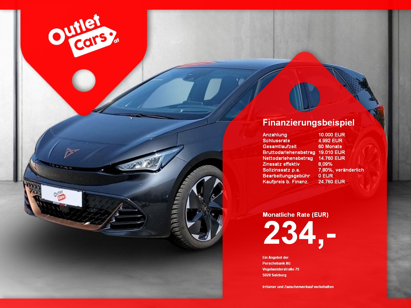 Bild eines Cupra Born 170 W